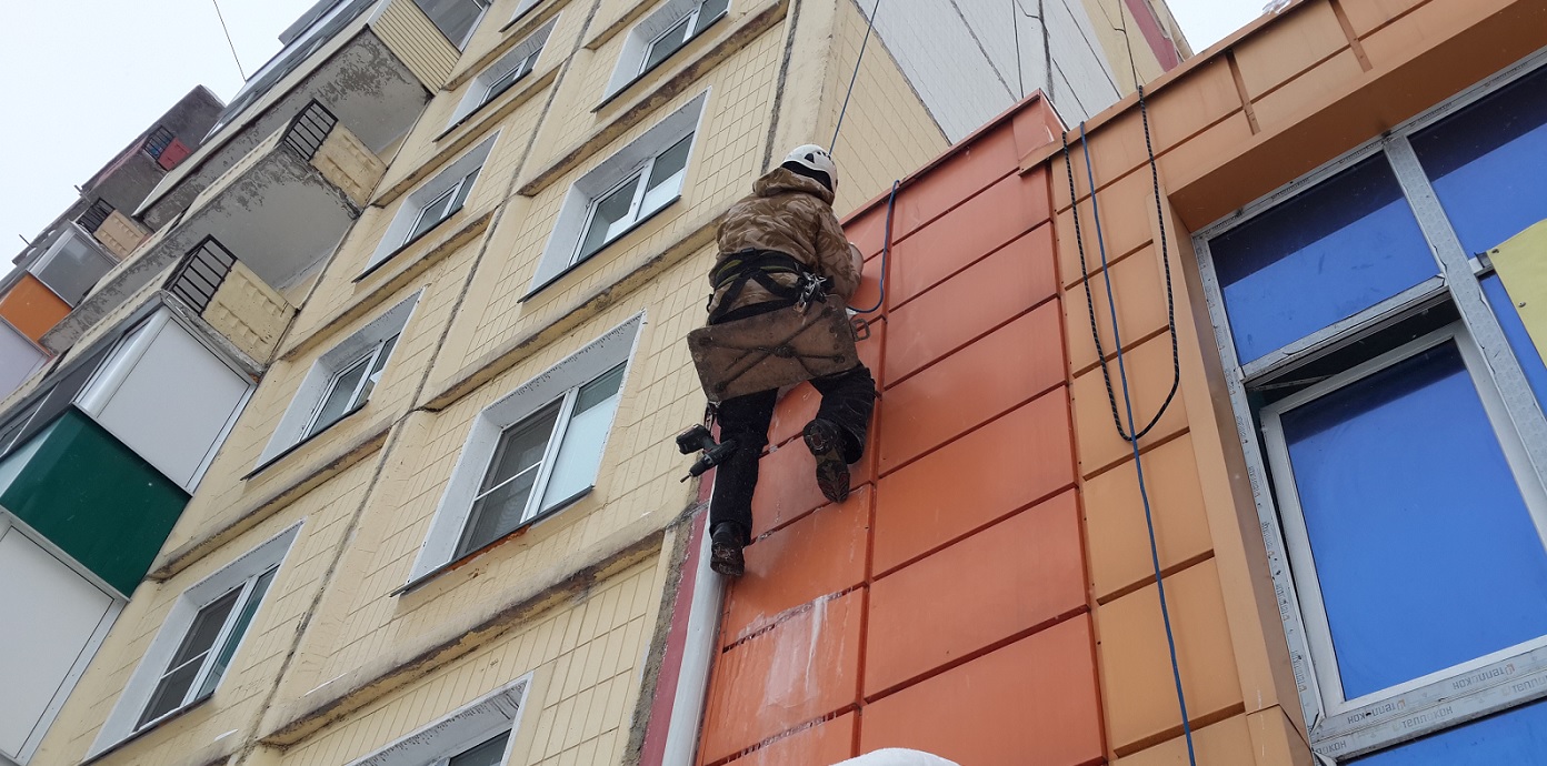 Услуги промышленных альпинистов для высотных работ в Московской области