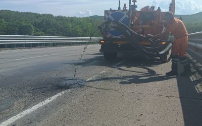 Услуги машины для ямочного ремонт асфальта - Москва, заказать или взять в аренду