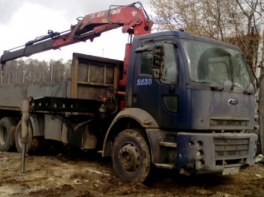 Манипулятор Ford Cargo 14 тонн взять в аренду, заказать, цены, услуги - Москва